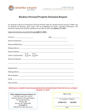 Personal Property Extension