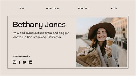 Personal Webpage Template