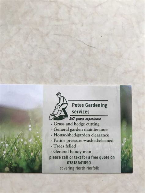Petes gardening service