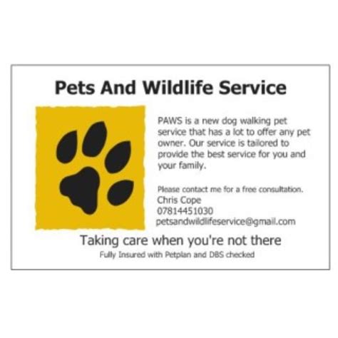Pets And Wildlife Service (PAWS)