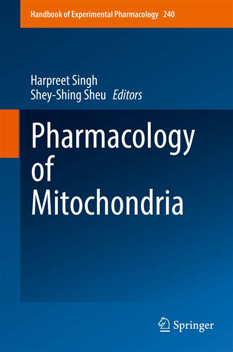 # Download Pdf Pharmacology of Mitochondria Books