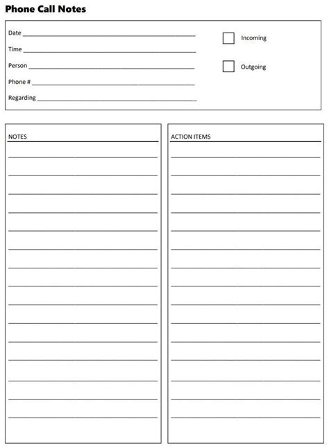 Phone Calling Template