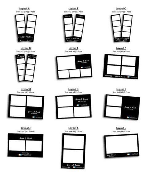 Photo Booth 4x6 Template