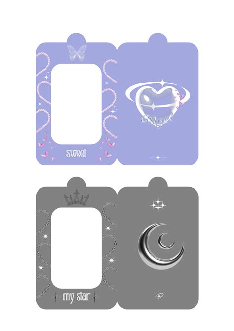 Photocard Holder Template