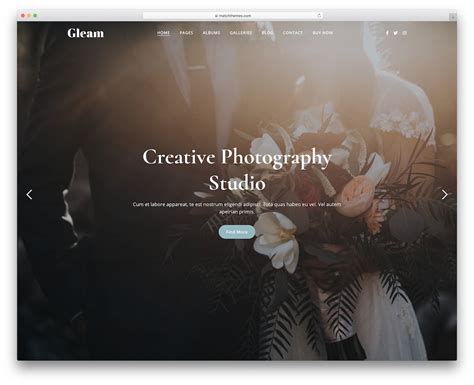Photography Business Website Template