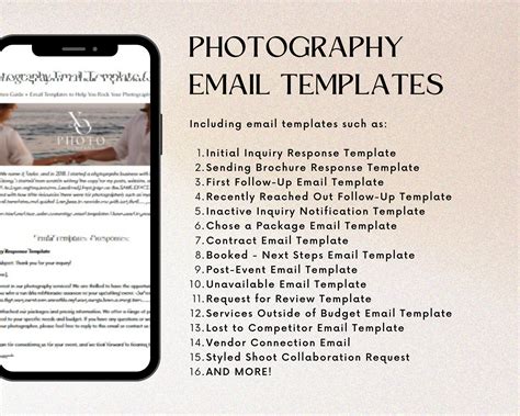 Photography Email Templates