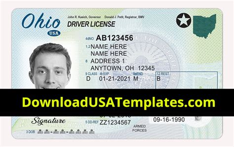 Photoshop Drivers License Template Download