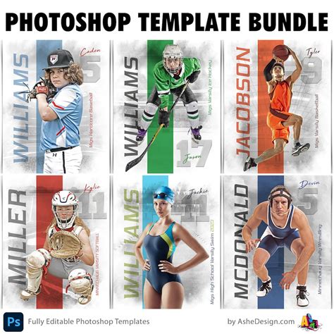 Photoshop Sports Templates
