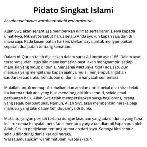 Pidato Islami