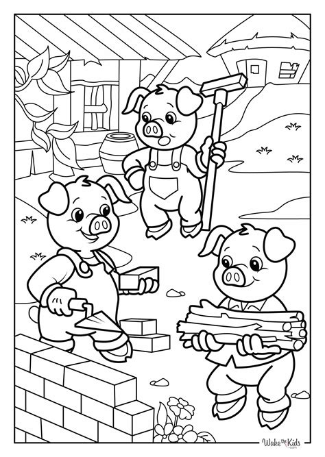 Pigs Coloring Pages Printable