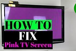 Pink TV Screen Fix