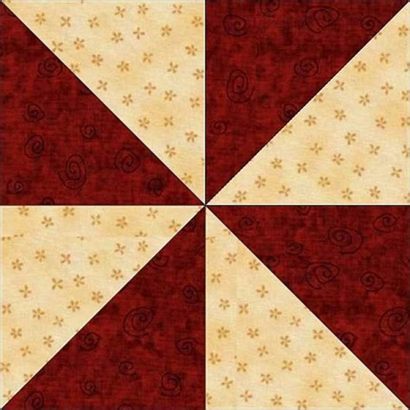 Pinwheel Quilt Block Pattern