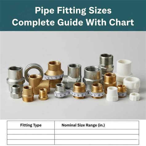 Pipe Fitting Chart Size