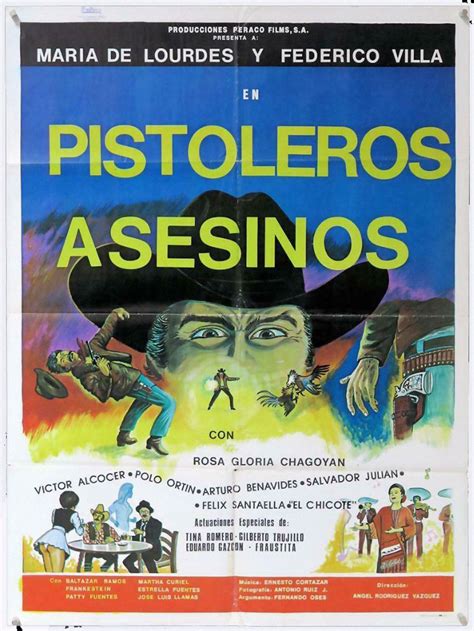 Pistoleros asesinos (1986) film online,Ãngel Rodríguez Vázquez,Rosa Gloria Chagoyán,Federico Villa,Víctor Alcocer,Polo Ortín