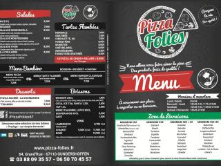 Pizza Folies à Gundershoffen