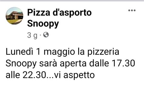 Pizza Snoopy Turin