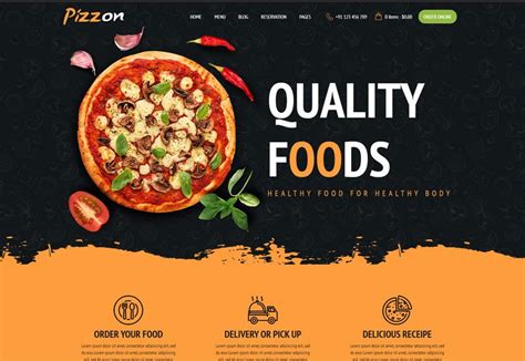 Pizza Website Template