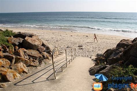 Plage de Gored à Plozévet