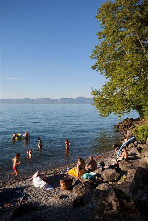 Plage de vindry à Lugrin