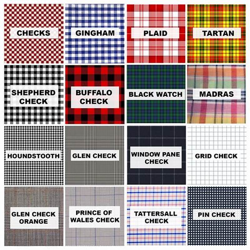 Plaid Pattern Names
