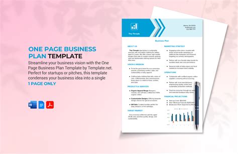 Plan On A Page Template