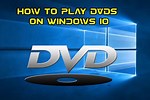 Play DVD Windows 10 Media Player