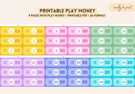Playmoney Printable