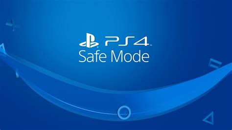 Playstation 4 Safe mode