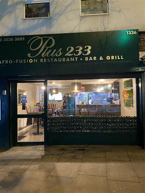 Plus 233 Afro-Fusion Restaurant, Bar & Grill