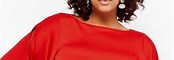 Plus Size Red Tops for Women