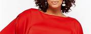 Plus Size Red Tops for Women