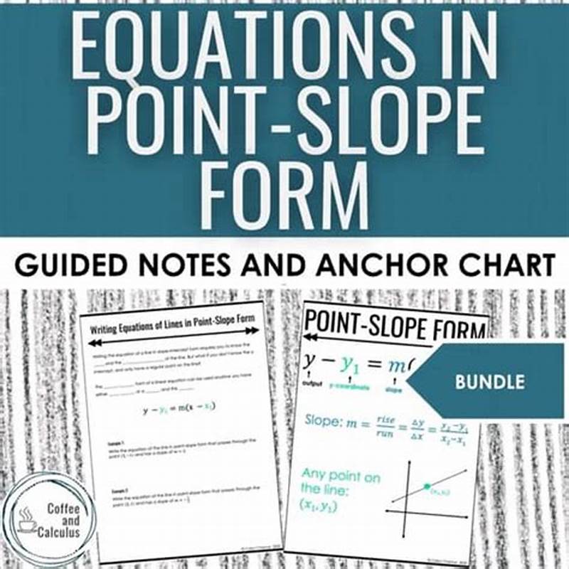 Point Slope Form Guided Notes