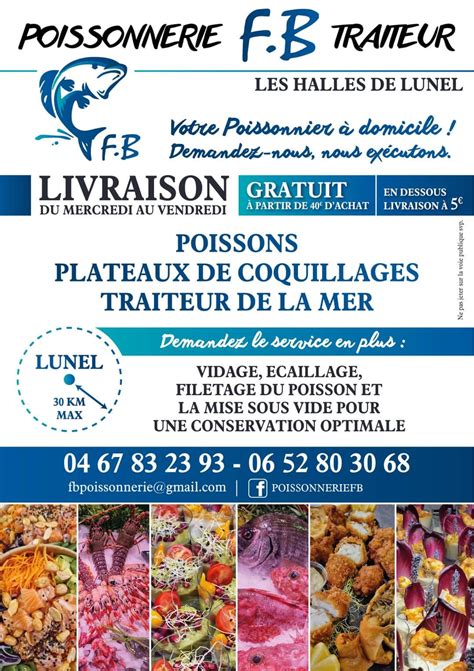 Poissonnerie FB à Lunel