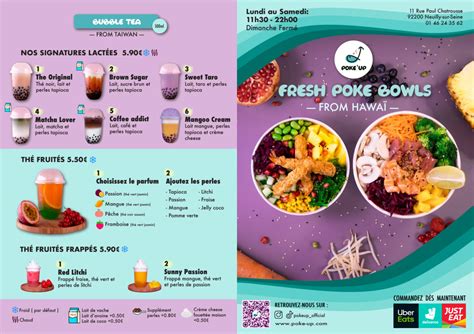 Poke Up - Poke Bowl & Bubble Tea Neuilly à Neuilly-sur-Seine