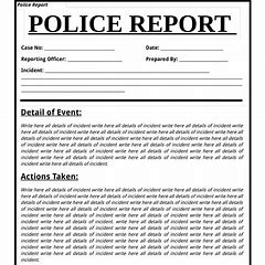 Police Reporting