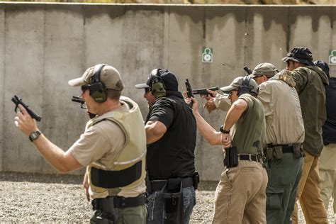 Police firearms training