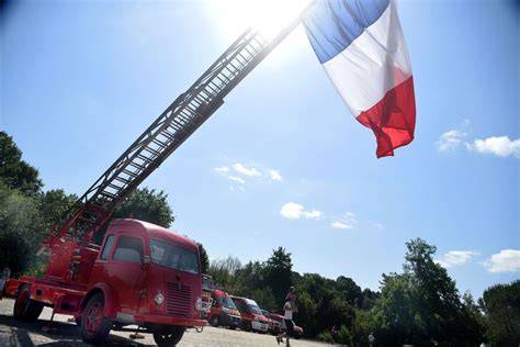 Pompiers à Objat