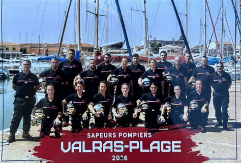 Pompiers à Valras-Plage