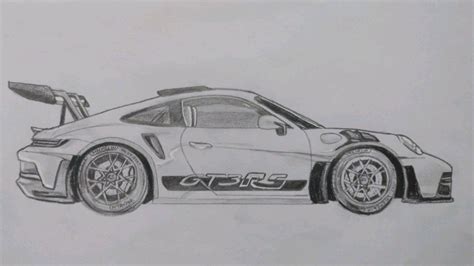 Porsche Gt3rs Drawing