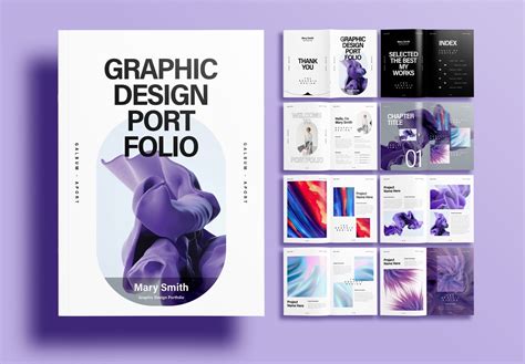 Portfolio Design Template Indesign