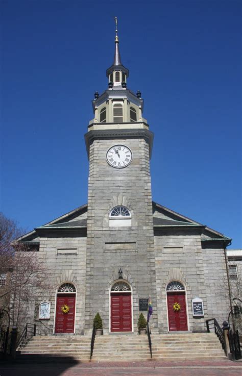 Portland's first parish church, St Andrews Church.