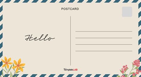 Postcard Template Free