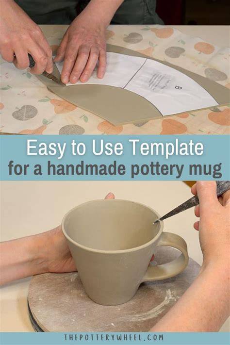 Pottery Mug Template Free