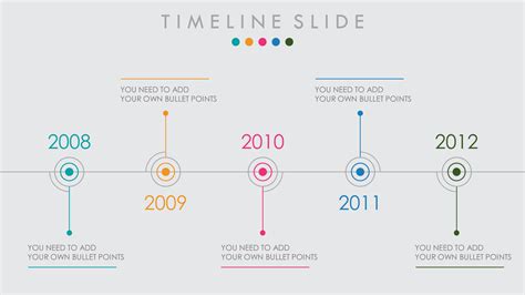 Power Point Time Line Template