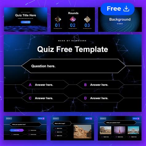Powerpoint Quiz Templates