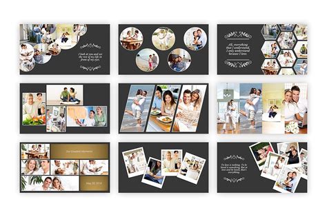 Powerpoint Template For Photo Collage