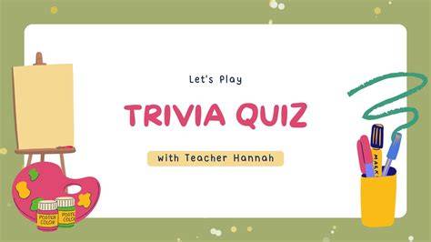 Powerpoint Trivia Game Template