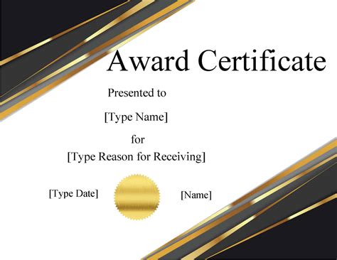 Ppt Certificate Template