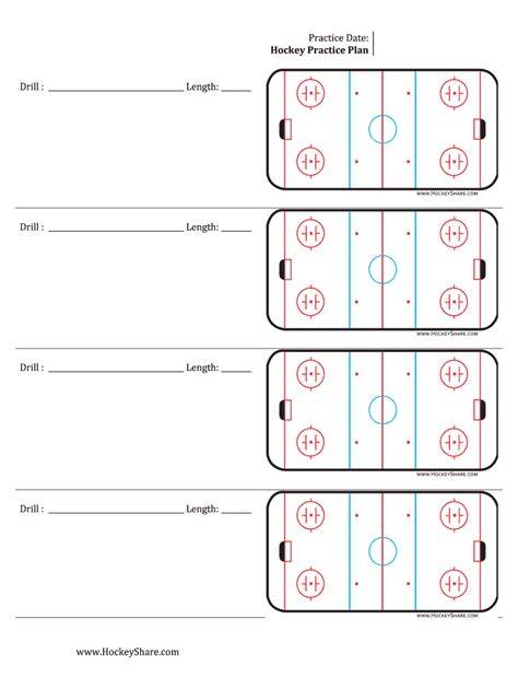 Practice Plan Hockey Template