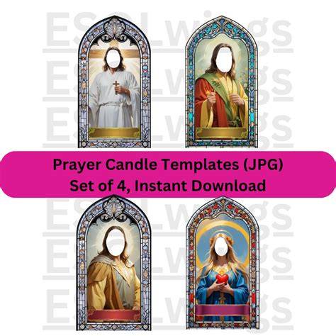 Prayer Candle Template Free